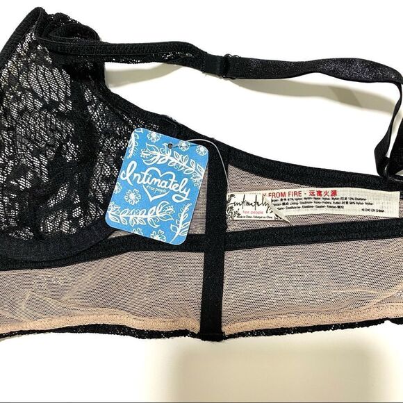 Free People Tameeka Underwire Bra Black XS - Picture 5 of 7